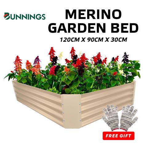bunnings garden beds|120 x 90 x 30cm Merino Raised Garden Bed .